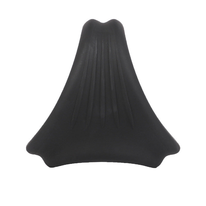 Elastic Silicone Rubber Toy for Adult Wellness - Black, 1PC