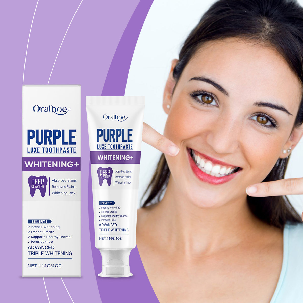 Whitening Toothpaste 114g - Brightening Paste
