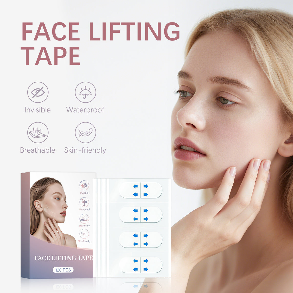 V-Face Lifting Stickers - 120 Pack
