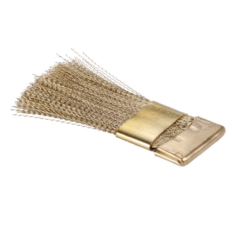 Metal Nail Grinding Head Cleaning Set for Manicure Tools - Gold