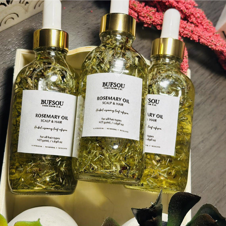 Rosemary Hair Nourishing Essential Oil - 50ml Natural Hair Oil for Frizz Control