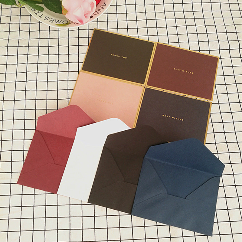 Bronzing Border Business Invitation Cards - Small Card Assortment
