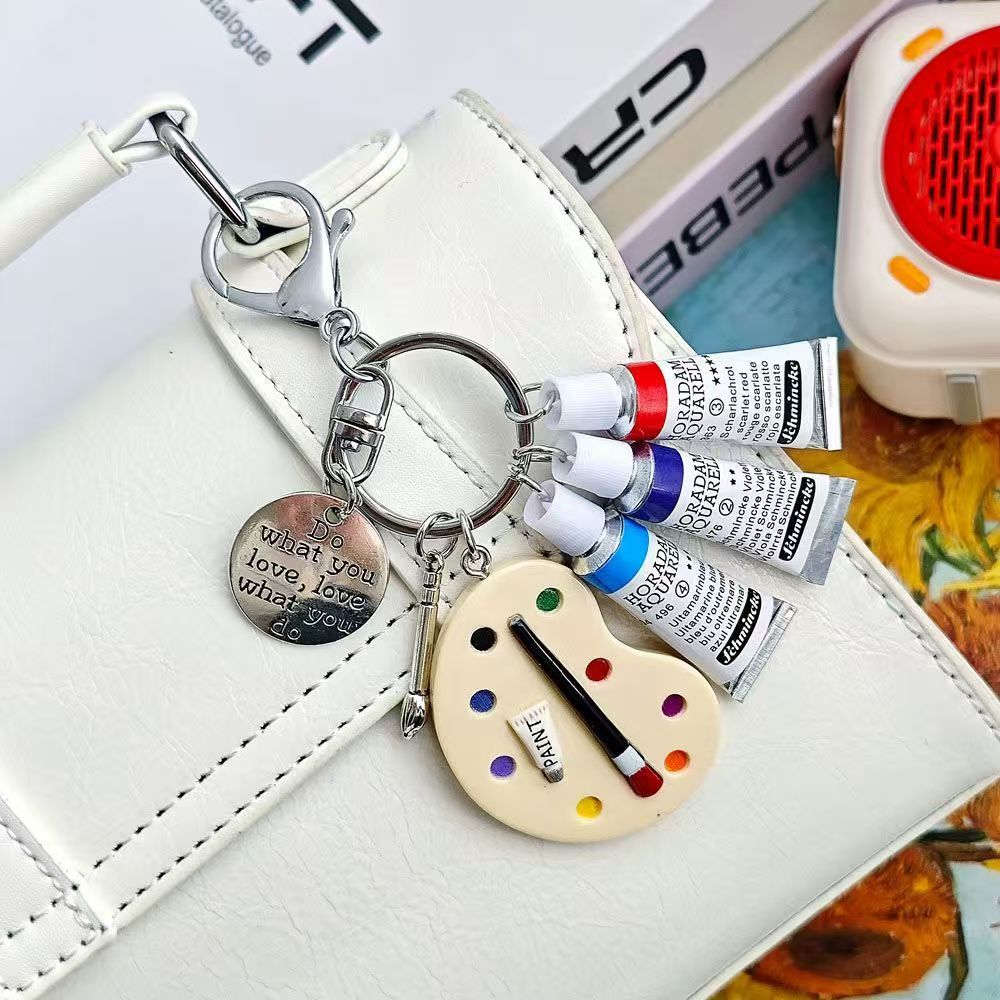 Drawing Board Paint Palette Bag Charm - Art & Craft Decor Accessories