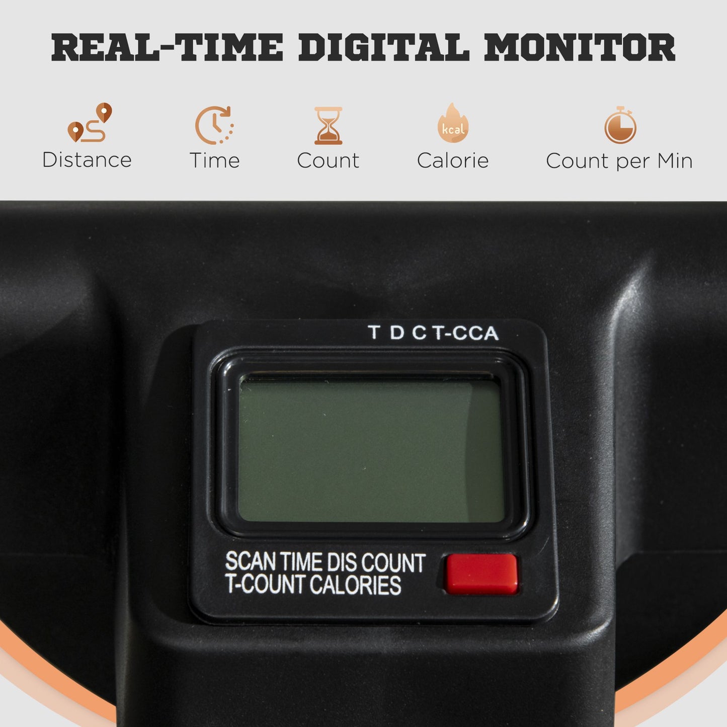 Foldable Ab Twister Board with LCD Display - Waist Trimming Equipment