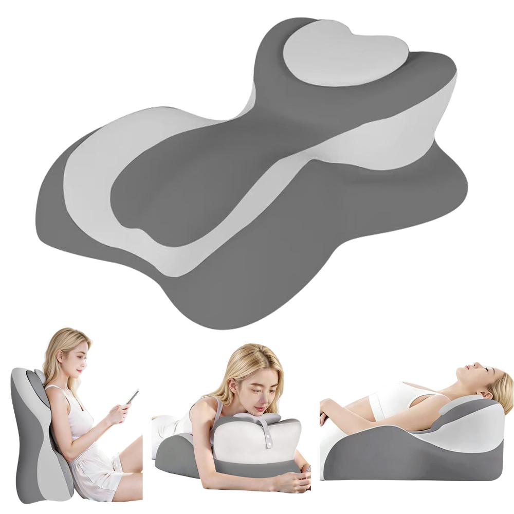 Ergonomic Heart-Shaped Memory Foam Chest Support Pillow