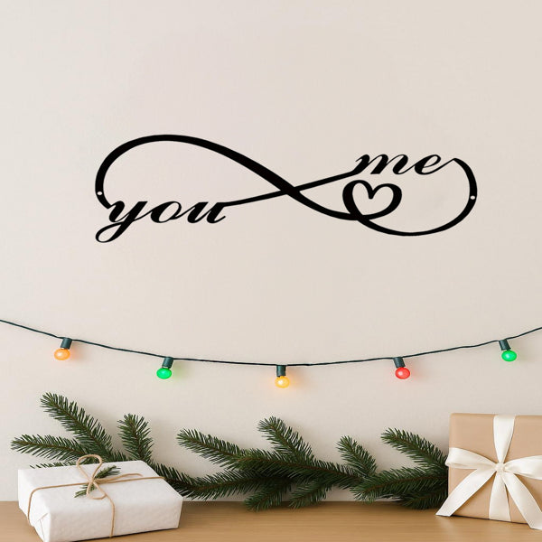 Custom Gothic Iron Wall Art - Dark Romance Sign for Couples