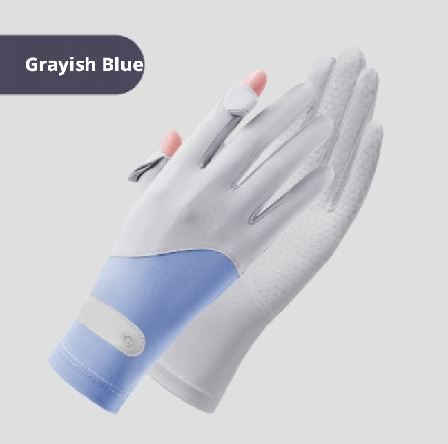 Ice Silk Sunscreen Gloves