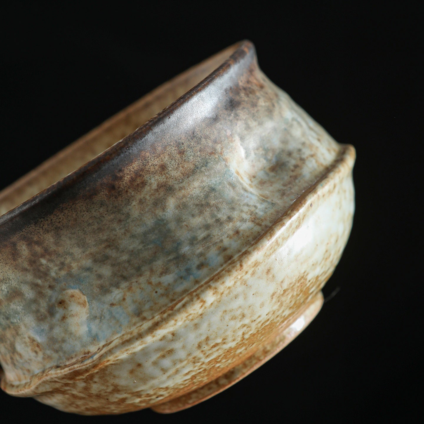 Coarse Vintage Ceramic Coffee Cup - Retro Style, 270ml