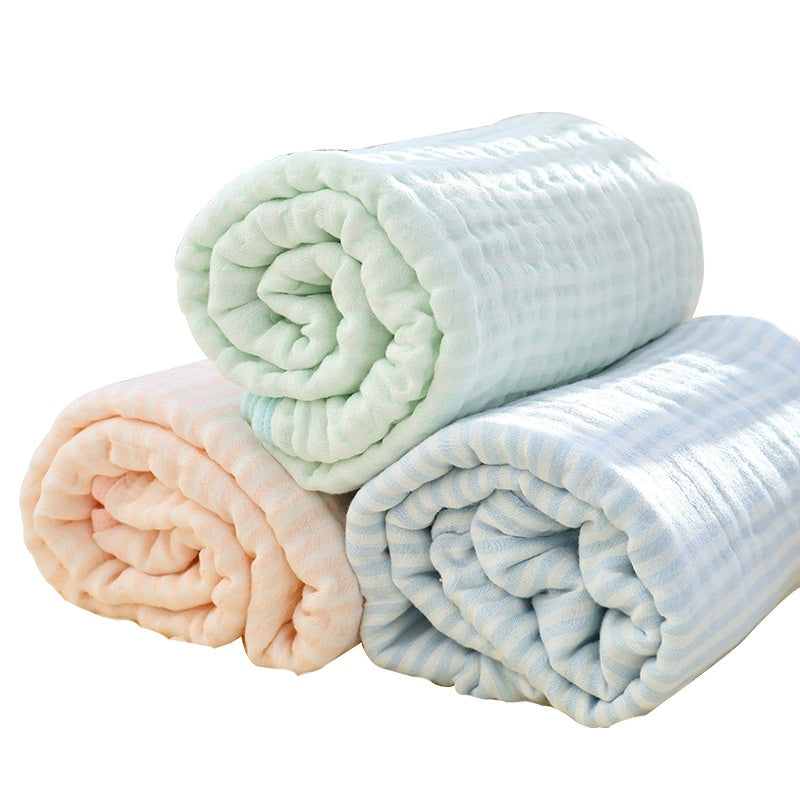 Universal Outdoor Swaddle Blanket Bamboo Cotton All-Season Bedding