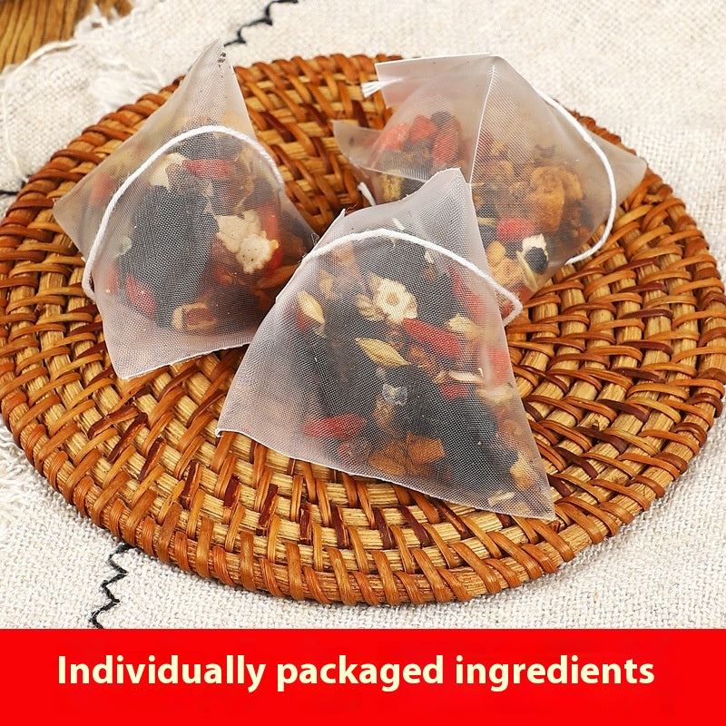 Solid Ginseng Five Treasure Tea - Herbal Wellness Tea Supplement
