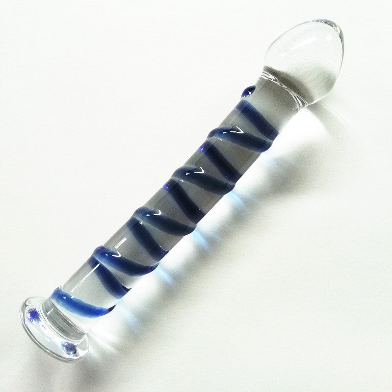 Glass Simulation Sex Toy for Adults - 20cm Flexible Erotic Dildo