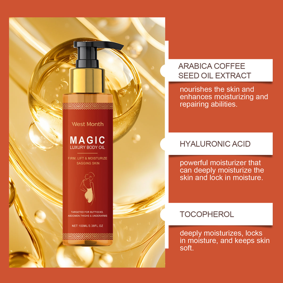 Body Firming Moisturizing Oil - 100ml