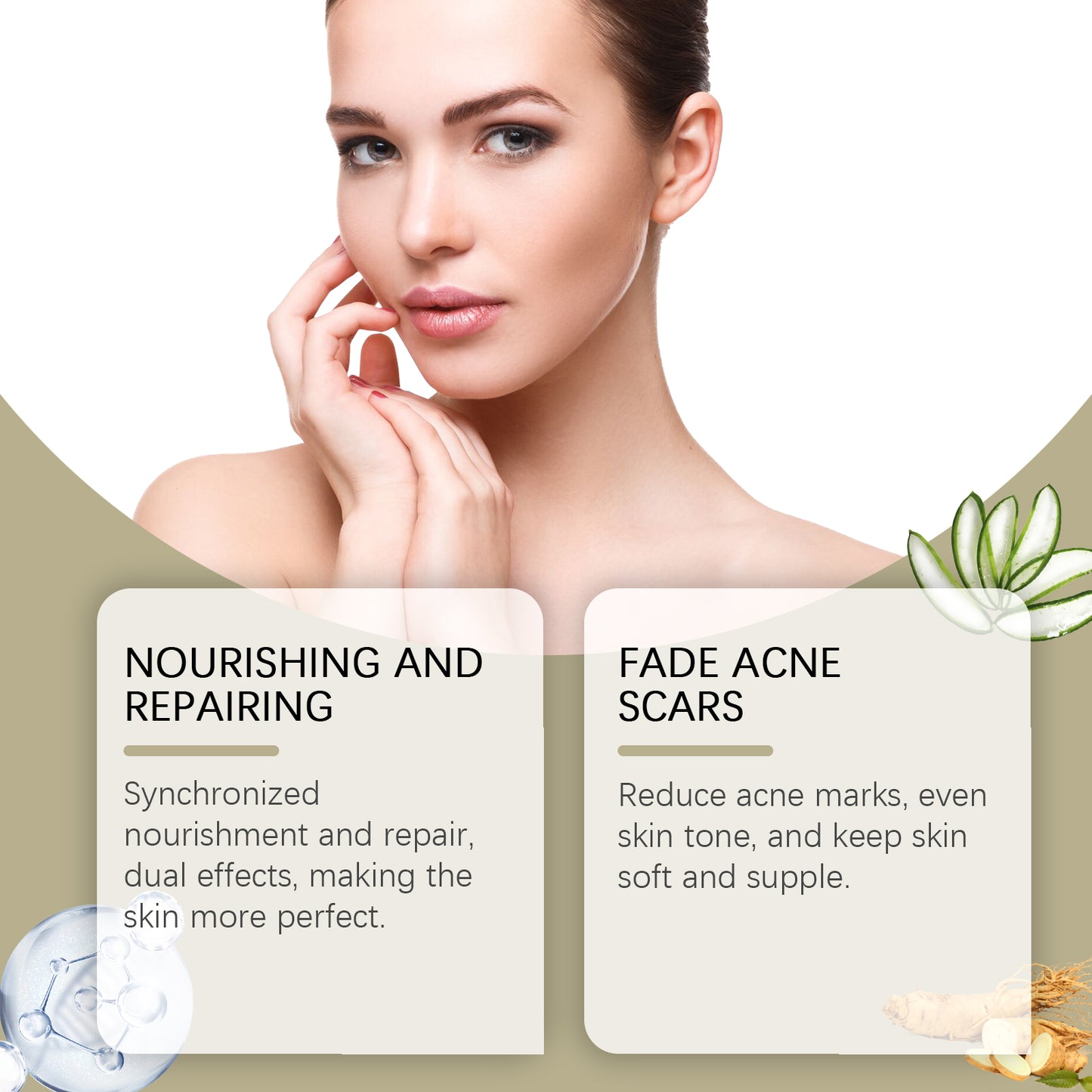 Glycolic Acid Facial Toner with Aloe & Ginseng - Hydrating Skin Care