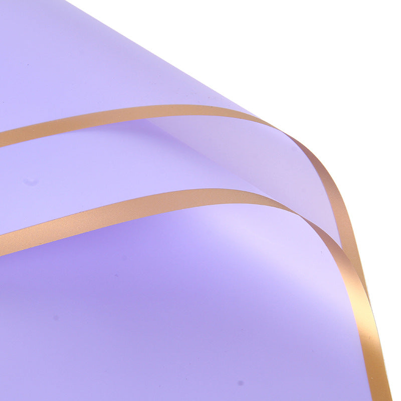 Waterproof Jelly Film Flower Wrapping Paper - 100 Sheets