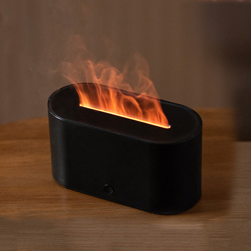 Desktop Colorful Flame Aroma Diffuser USB Humidifier