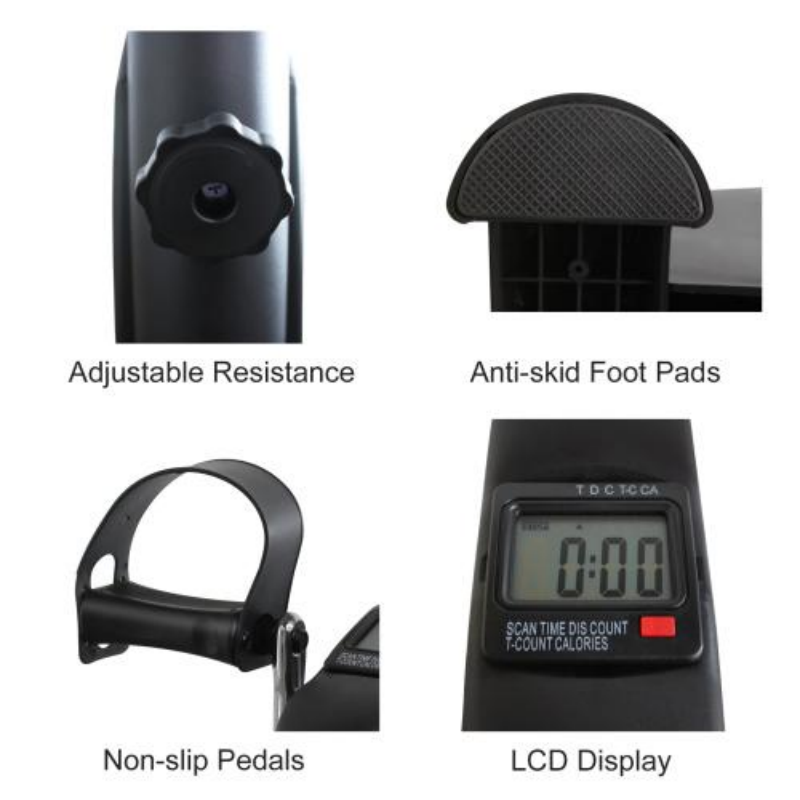 Mini Exercise Bike for Home Rehabilitation - 120 Kg Capacity