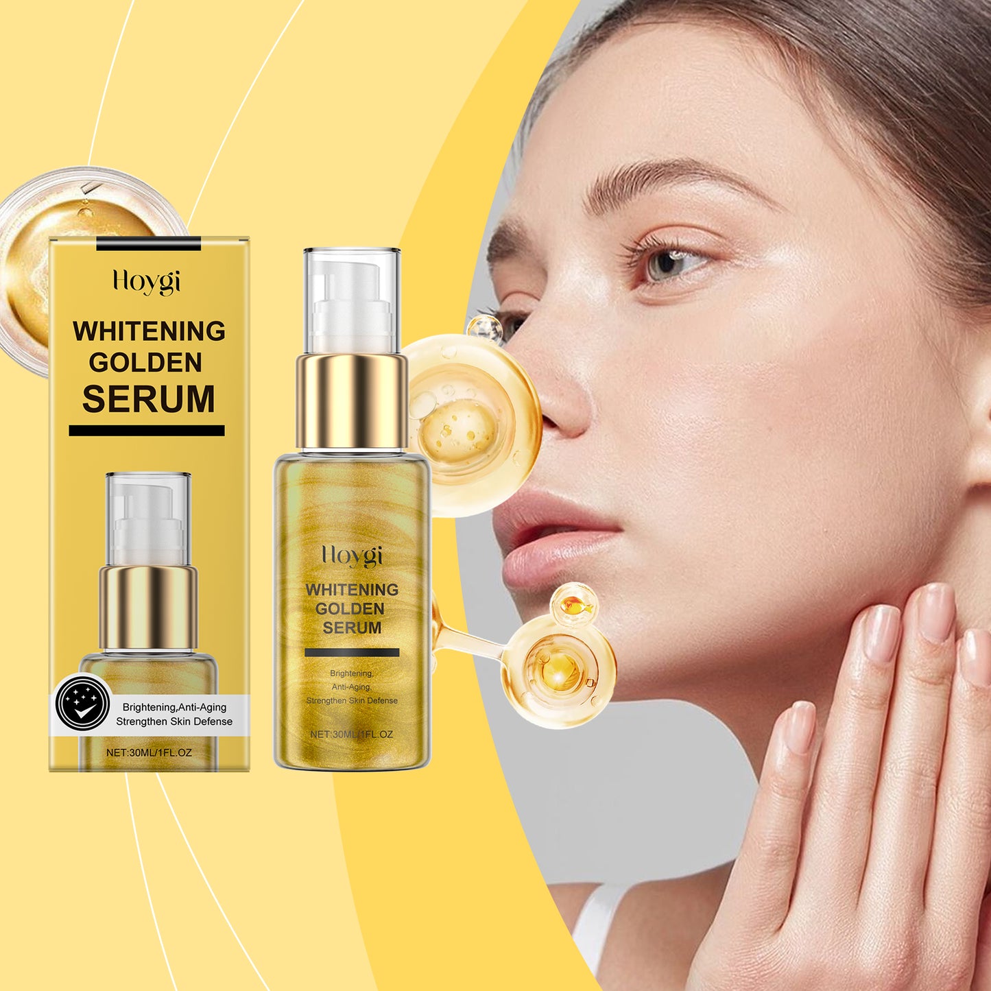 Gold Facial Essence with Niacinamide & Centella Asiatica - 30ml