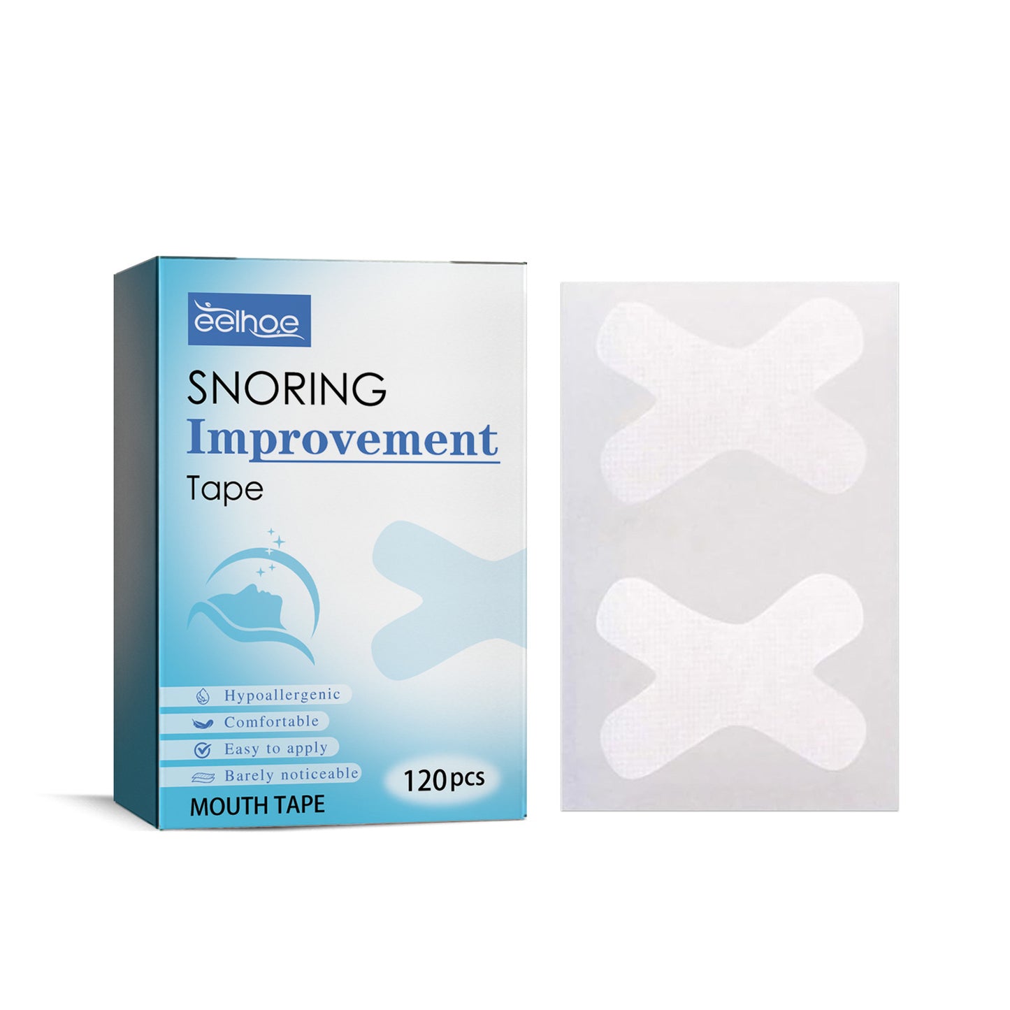 Anti-Snoring Mouth Tape 120pcs Non-woven Fabric Sealing Paste