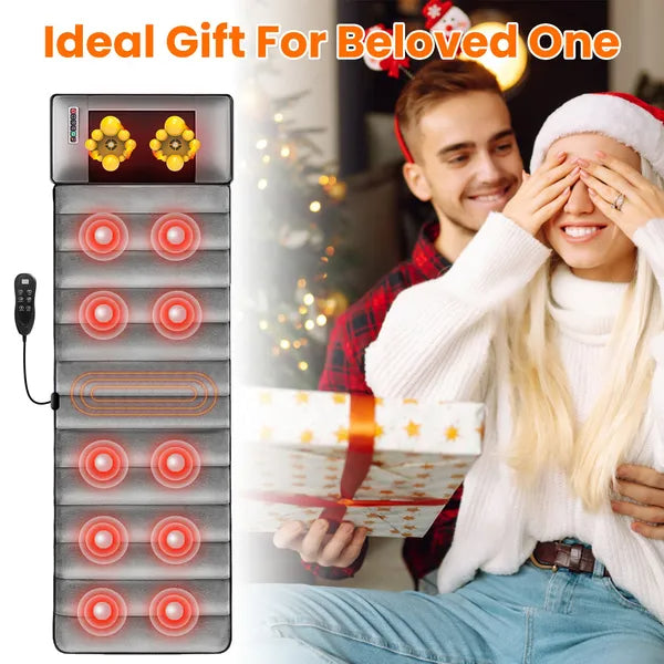 Full Body Electric Massage Mat with Heat & Vibration - Advanced