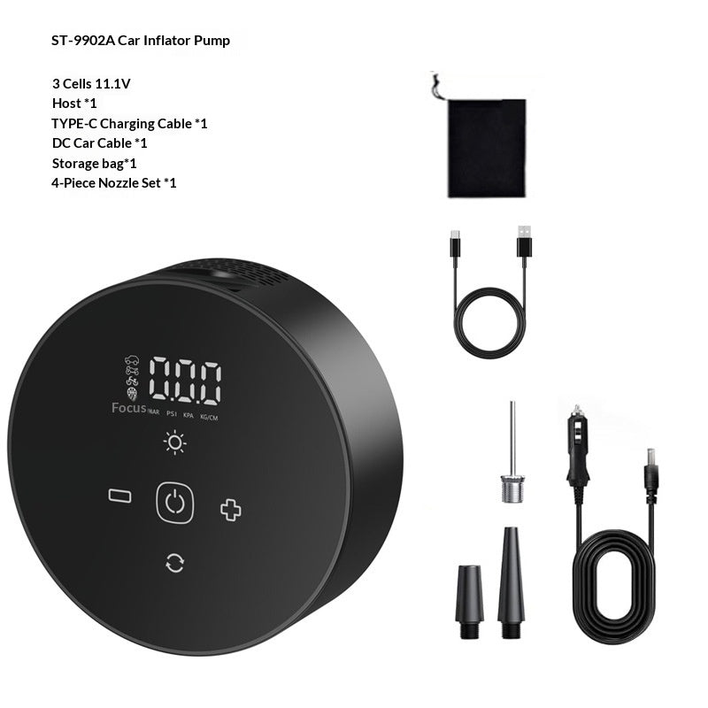 Wireless Digital Air Pump Inflator with Display and Bluetooth