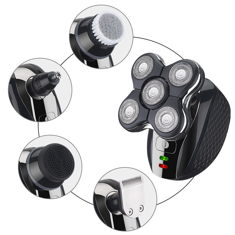 Men's 5-in-1 Electric Body Grooming Kit - USB Rechargeable