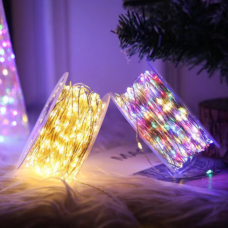 LED Solar String Lights 8 Functions Copper Wire Outdoor Garden Decor