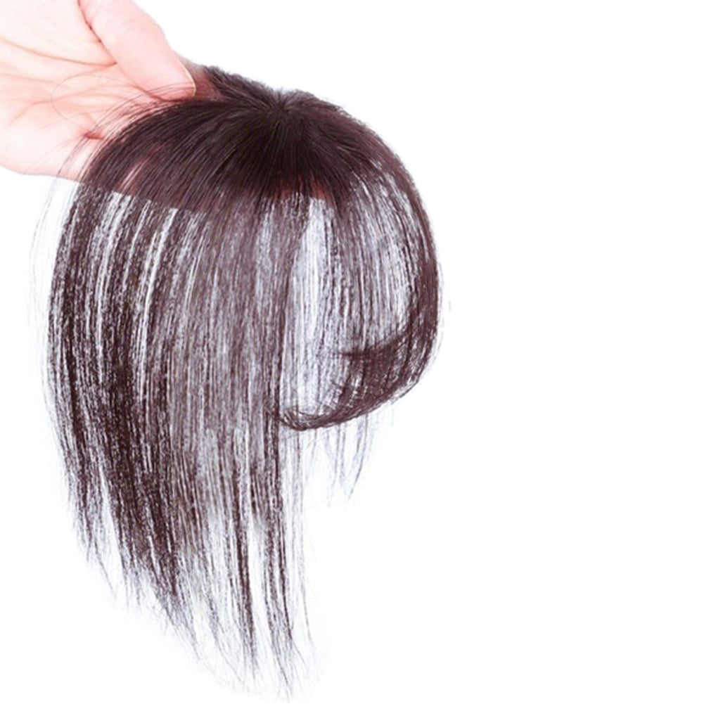 French Bangs Wig | Medium Length Synthetic Hair | Multiple Colors