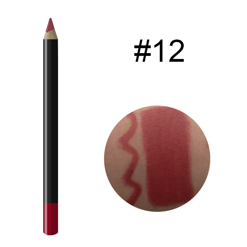 Multi-Color Waterproof Lip Liner Pencil Set - 20 Shades for Makeup & Beauty