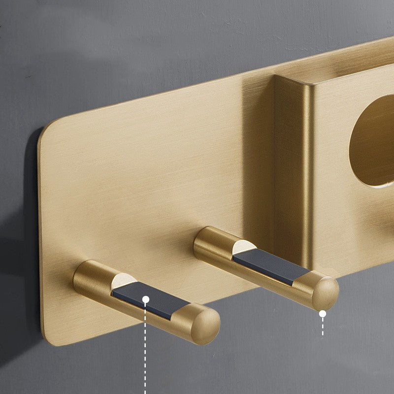 Punch Free Hair Dryer Bracket Magnetic Wall Mount Holder for Bathroom
