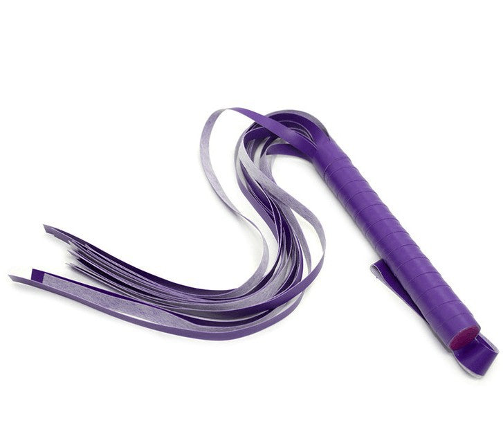 Heavy Leather Whip for Adult Wellness Multi-Color Props - 54cm