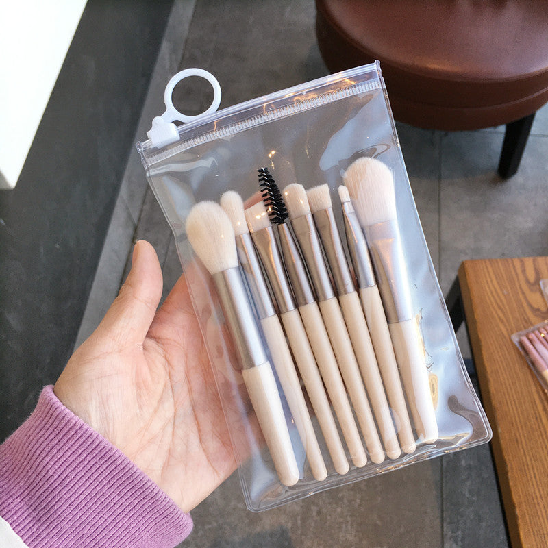 Mini Soft Makeup Brush Set with Storage Cases - Multiple Colors