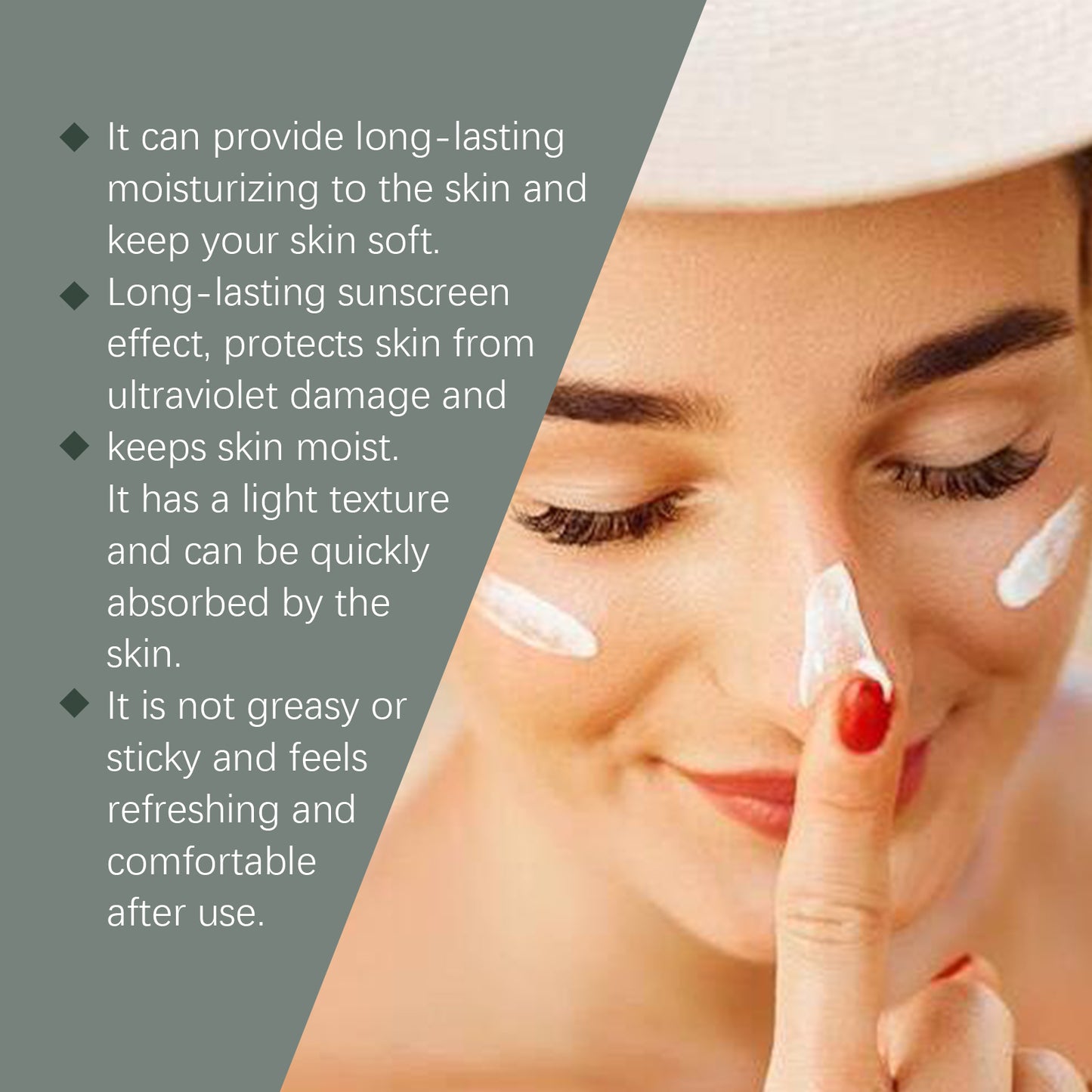 Hydrating UV Protective Moisturizing Cream - Lightweight Daily Formula