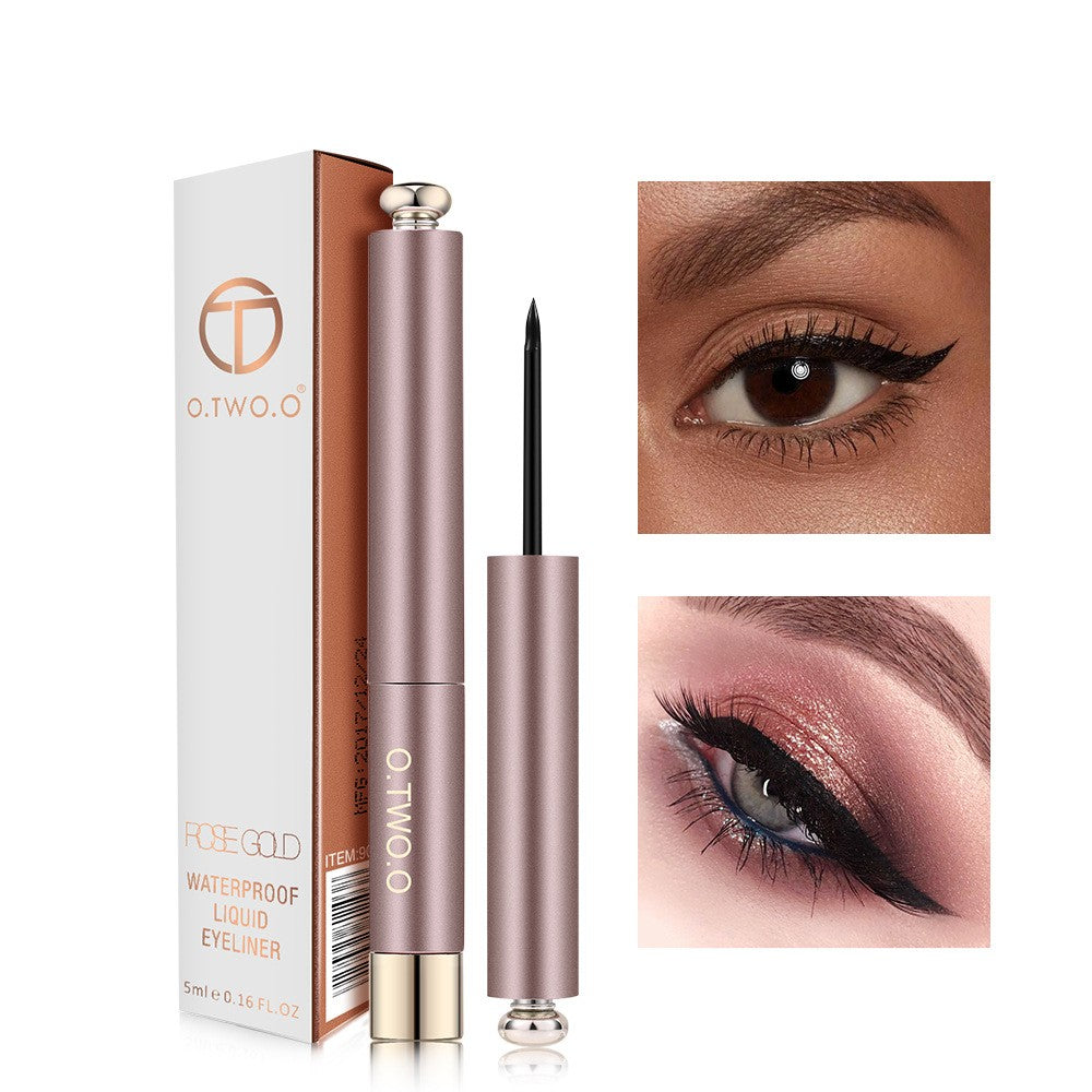 Waterproof Liquid Eyeliner with Quick Dry Formula - No Halo, Beginner Friendly
