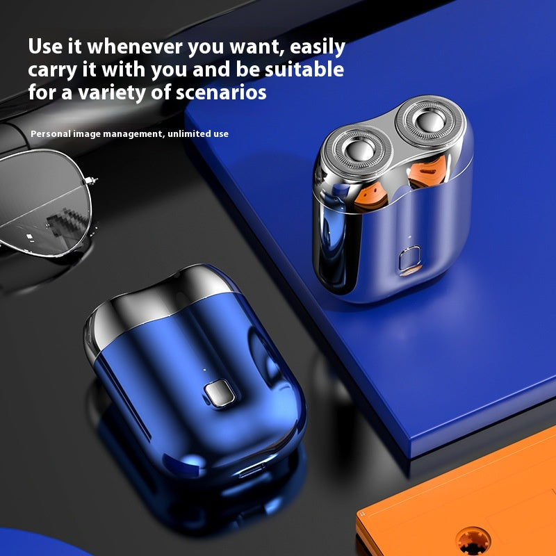 Mini Portable Rechargeable Electric Shaver for Men - Noise Below 36dB