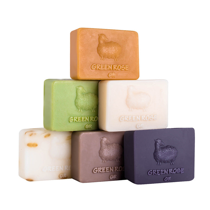 Handmade Goat Milk Soap Moisturizing Cleansing Light Black - Natural Skin Care