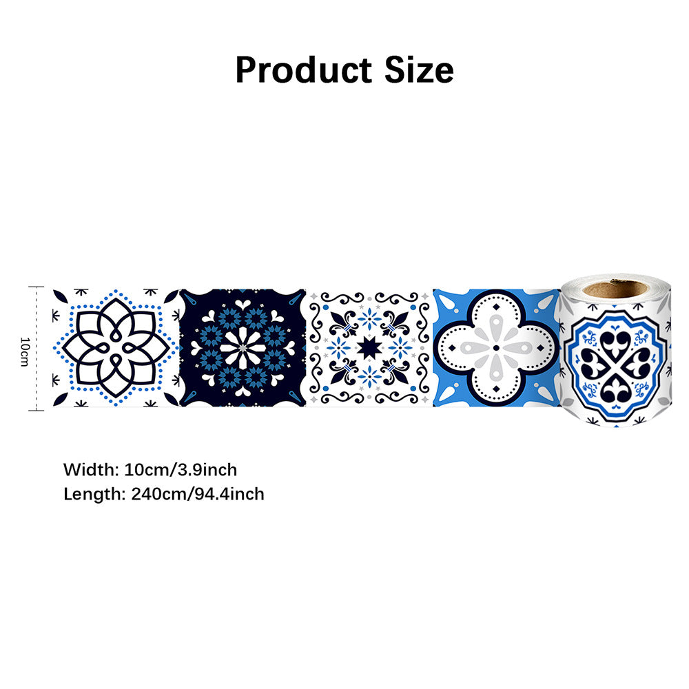 Home Wall & Floor Skirting Line Stickers - Moisture & Stain Resistant PVC