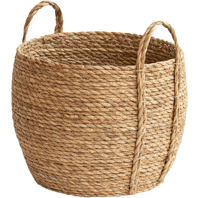 Handmade Vine Woven Flower Basket with Handle - Rustic Garden Decor