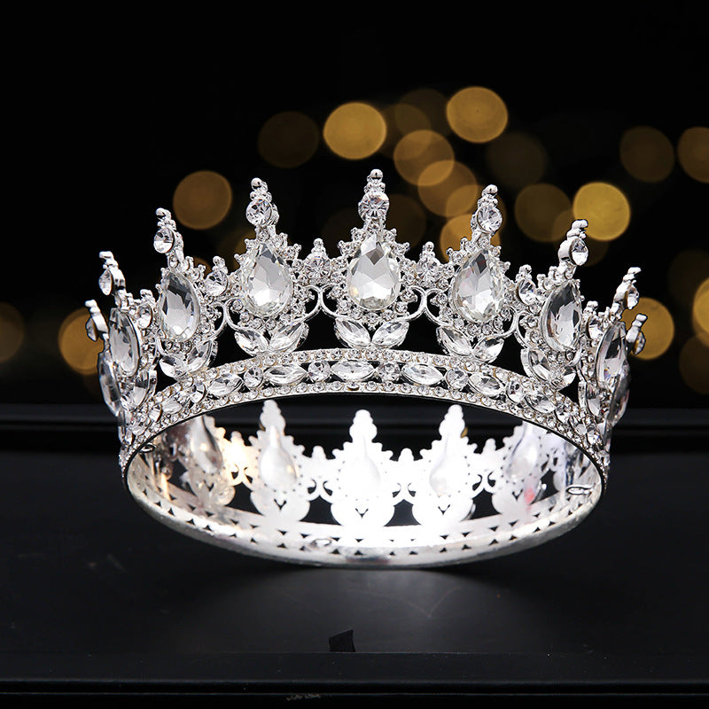 Crystal Crown Headband - Red & Multicolor
