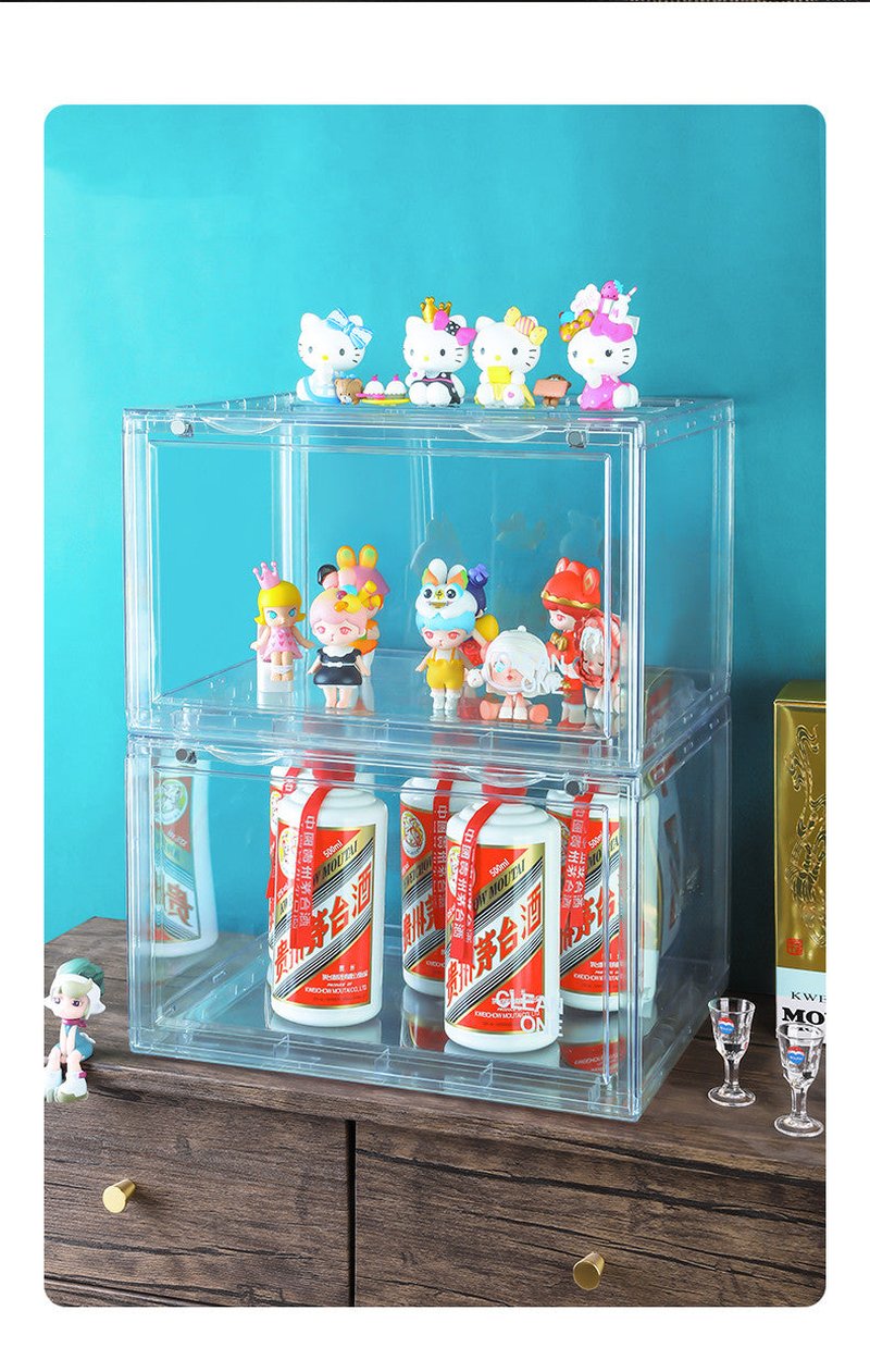 Transparent Shoe Storage Box - Dust-Proof Plastic Closet Organizer