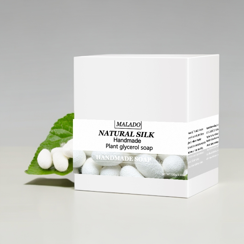 Square Silk Soap Bar 100g - Gentle Body Care Product