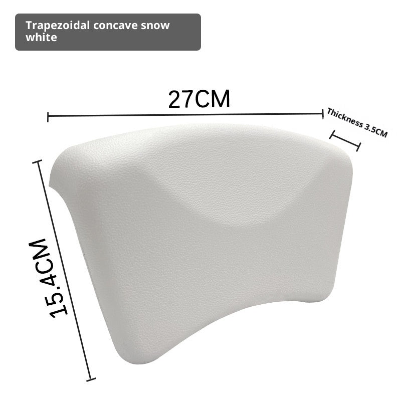 Modern Simple Bathtub Pillow PU Home Backrest Cushion for Bath, Sauna & Spa