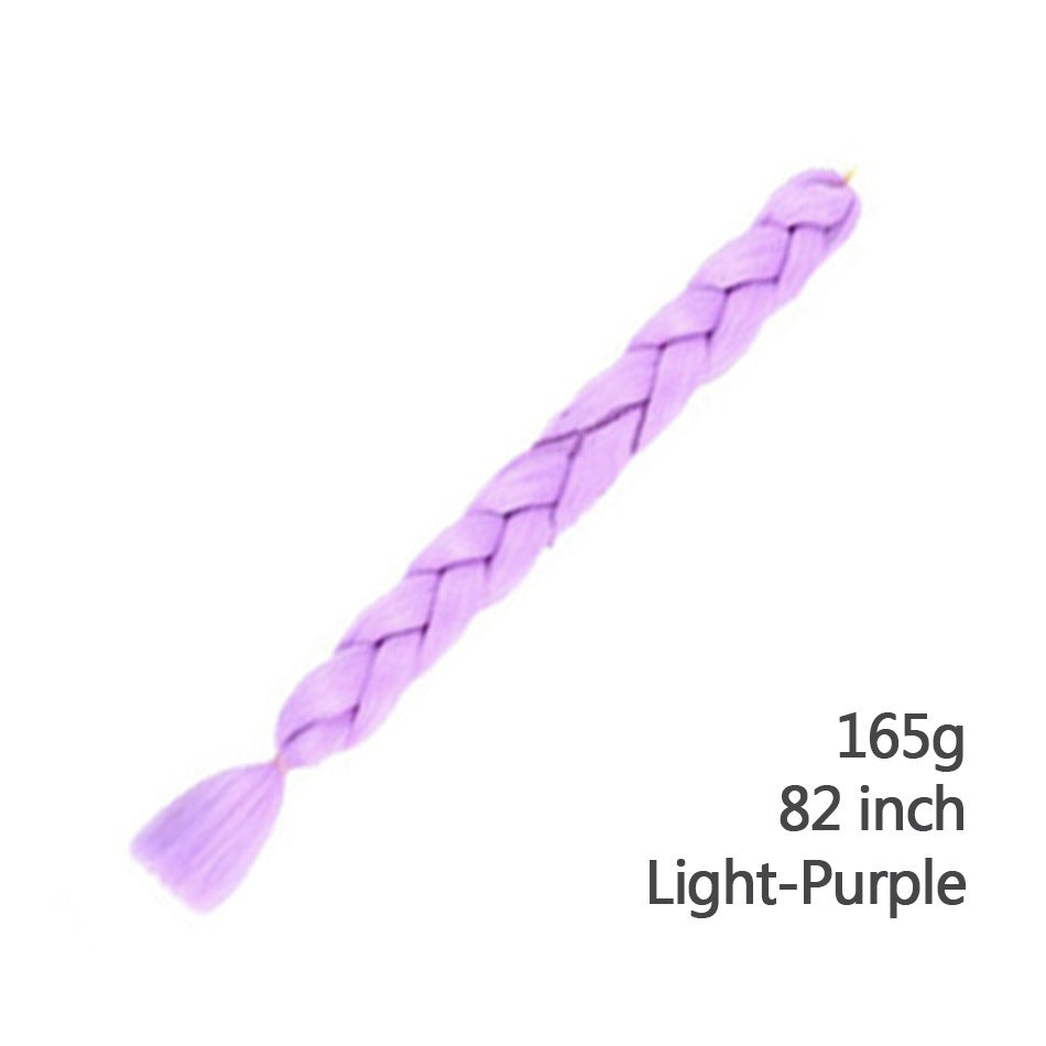 Long Braided Ponytail Hair Extension for Women - Multi-Color, 82 Inch