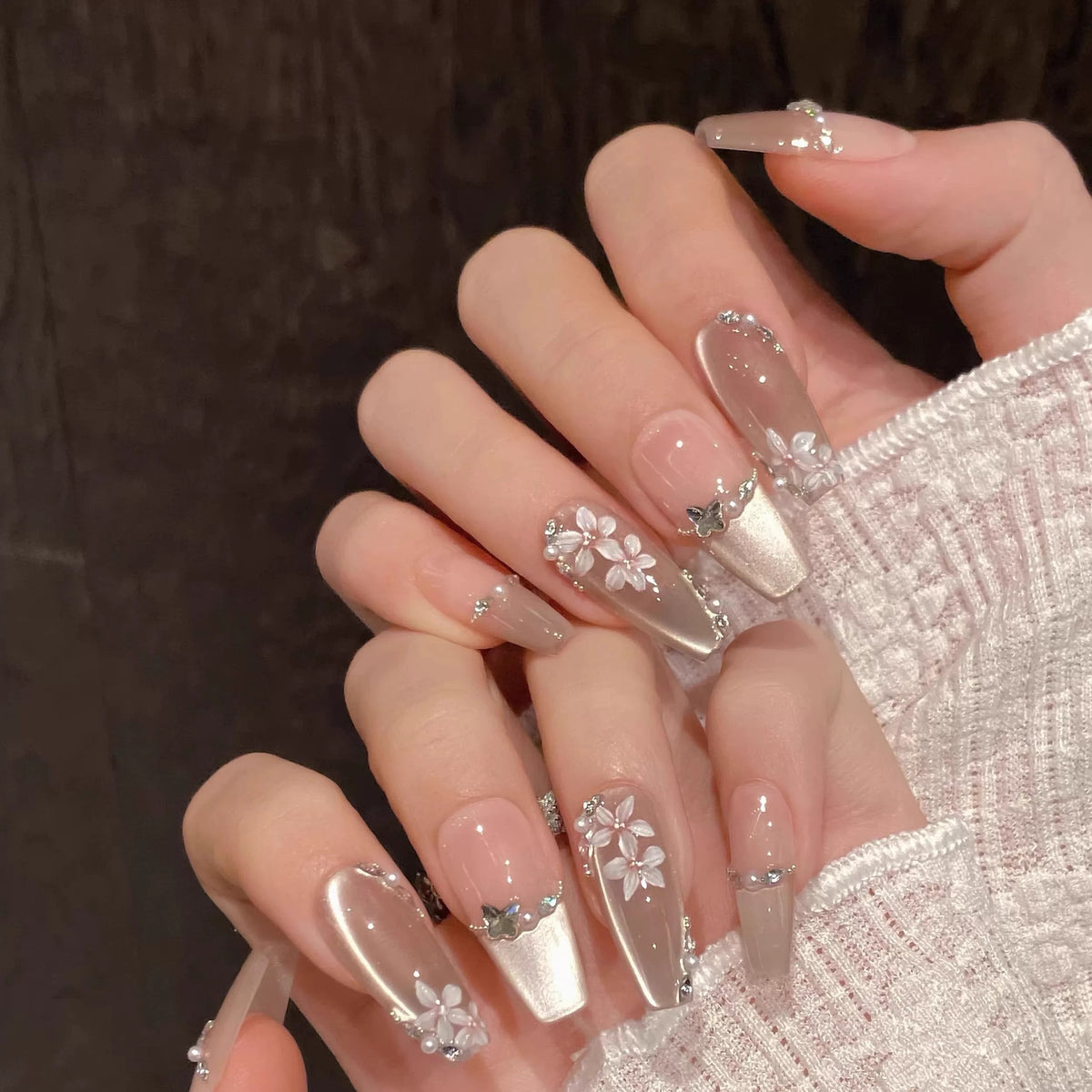 Handmade Nail Caps Set for Nail Art - Various Sizes & Styles, Wearable
