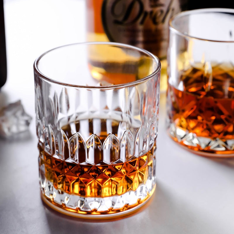 Tipsy Atmosphere Whiskey Shot Glass - High-End Clear Glass Drinkware