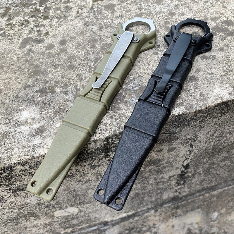 Outdoor Claw Survival Knife - High Hardness Fixed Blade for Defense & Camping