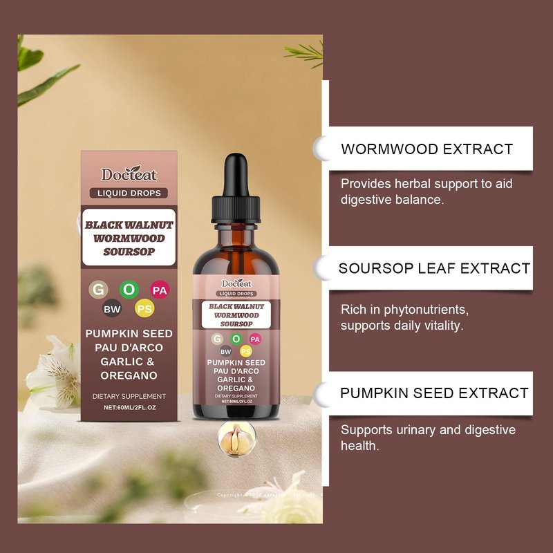 Black Walnut Extract Intestinal Cleansing Drops 60ml