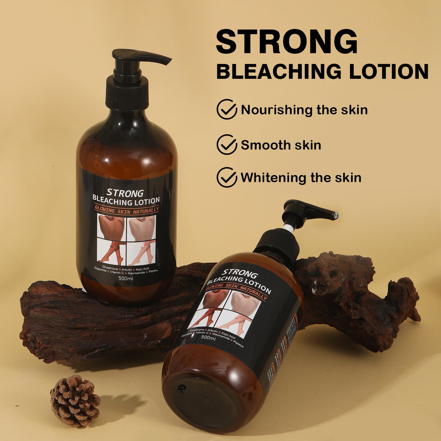 Papaya Arbutin Vitamin C Niacinamide Body Lotion 500ml - Skin Brightening & Hydrating