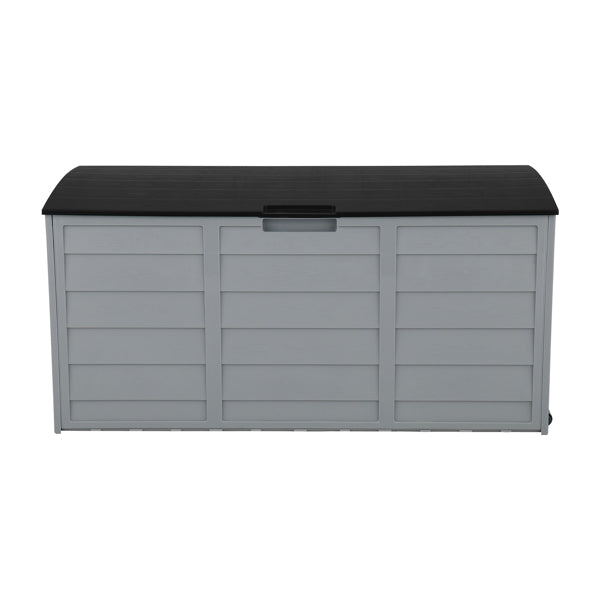 75 Gallon Weatherproof Plastic Patio Storage Box with Lockable Lid