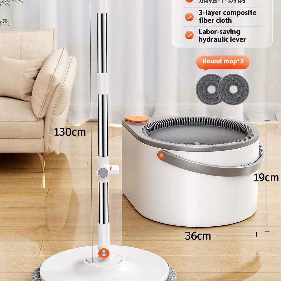 Rotating Mop with Spin Mechanism - Household Floor Cleaning Tool