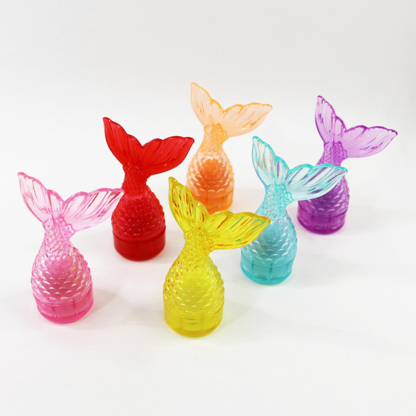 24-Pack Fishtail Mermaid Travel Lip Balm Set - Moisturizing Lip Care